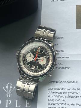  Breitling Navitimer 1806 Chrono-Matic IAF Navitimmer mit Neuen Service Breitling u. Service Box 