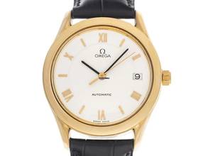  Omega Classic Ref.36012000 1986 Box&Beschreibung wie neu Vintage  
