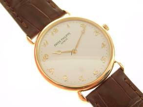 Thumbnail von Patek Philippe Calatrava 3820 18 Karat Gelbgold mit original Band und Schließe Kaliber 177 </h1>