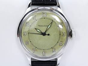 Thumbnail von Jaeger-LeCoultre Classic 33 mm Steel Hand-Winding Leather Vintage