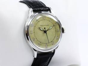 Thumbnail von Jaeger-LeCoultre Classic 33 mm Steel Hand-Winding Leather Vintage