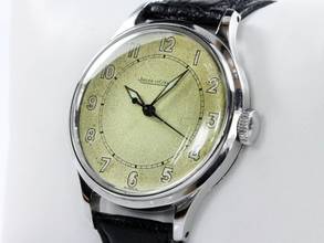 Thumbnail von Jaeger-LeCoultre Classic 33 mm Steel Hand-Winding Leather Vintage
