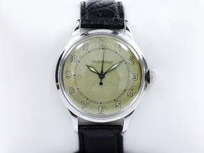 Thumbnail von Jaeger-LeCoultre Classic 33 mm Steel Hand-Winding Leather Vintage