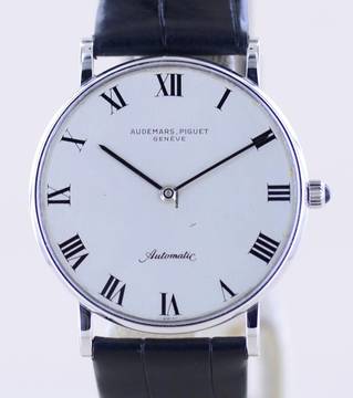  Audemars Piguet Ultra thin Cal 2120 Automatic silver Roman Dial 18K Whitegold Dresswatch Klassiker </h1> 