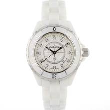  Chanel J12 White Ceramic 33MM Diamond Dial </h1> 
