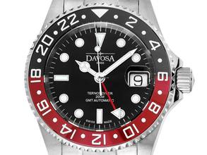 Thumbnail von Davosa Ternos Automatic GMT Stahl Keramik rot schwarz Automatik Armband Stahl 40mm Ref.16159090 Box&Pap. Full Set Neu