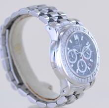 Thumbnail von Bucherer Patravi Chronograph GMT Automatic Stahl Black Steel 42mm Stahlband B+P </h1>