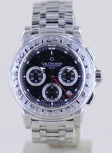 Thumbnail von Bucherer Patravi Chronograph GMT Automatic Stahl Black Steel 42mm Stahlband B+P </h1>