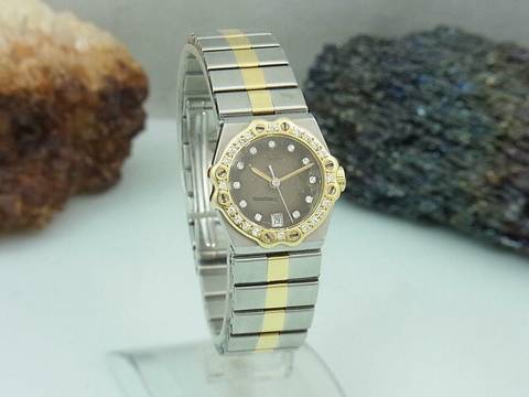 Chopard St. Moritz Lady Damenuhr 8024 Edelstahl Gold Diamantbesatz Ø Ca. 25 Mm </h1>