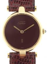 Thumbnail von Cartier Vendome Ladies Wristwatch Must de Cartier Vermeil Ronde </h1>