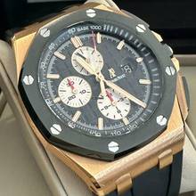 Thumbnail von Audemars Piguet Royal Oak Offshore Chronograph 2018 TOP unpolished Box&Papers unpoliert 44mm </h1>