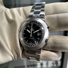 Thumbnail von Omega Genève Chronostop Date Jumbo 146.012 brown/gray dial 1970’s </h1>