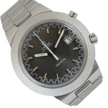  Omega Genève Chronostop Date Jumbo 146.012 brown/gray dial 1970’s </h1> 