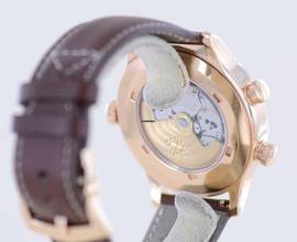 Thumbnail von Patek Philippe Calatrava Pilot Travel Time 18K Roségold Cal 324 brown Dial Luxusuhr B+P </h1>