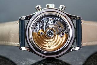 Thumbnail von Patek Philippe Annual Calendar Chronograph Annual Calendar | 5960G | Full Set 2022 | blue dial | White gold