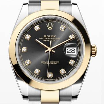  Rolex Datejust 41 NEW&UNWORN//2022//DIAMOND//BLACK DIAL//REF. 126303//FULL SET 