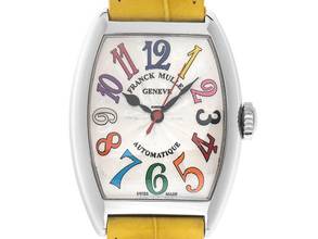  Franck Muller Color Dreams Cintree Curvex Ref.7500 SCATFO COL DRM Full Set Neu 
