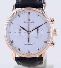 Thumbnail von Blancpain Villeret 18K Roségold Chronograph 40mm white dial Automatic Dresswatch rar </h1>