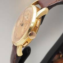 Thumbnail von Ulysse Nardin Triple Date Chronograph Vintage from around 1940 Gold 18k/750 RARE