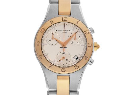  Baume & Mercier Linea Date Chronograph Ref.M0A10016 2024 Full Set Ungetragen 