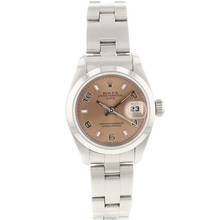 Thumbnail von Rolex Oyster Perpetual Lady Date 26 Steel Oyster Pink Dial </h1>