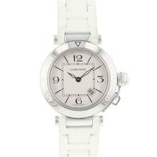  Cartier Pasha Seatimer Steel White Dial </h1> 