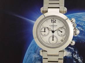  Cartier Pasha C 2412 Chronograph 36mm - Like New  