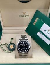 Thumbnail von Rolex Explorer Black Dial 39mm 214270 Full Set Box&papers 2016 Top Condition Discontinued First buying receipt +Service Invoice (Rolex AD Dallinger)
