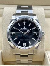Thumbnail von Rolex Explorer Black Dial 39mm 214270 Full Set Box&papers 2016 Top Condition Discontinued First buying receipt +Service Invoice (Rolex AD Dallinger)