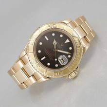 Rolex Yacht-Master 18k Gold Tropical Dial LC 100 Full Set 