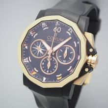  Corum Admiral's Cup Rattrapante Chronograph 01.0008 LIMITED 600 Gold 18k/750 Box+Papiere  