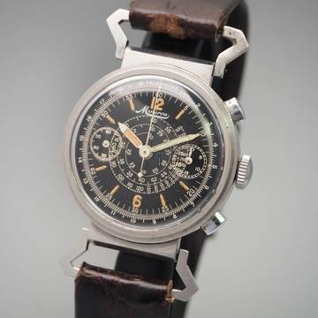  Minerva Military Telemetre Chronograph Vintage um 1935  