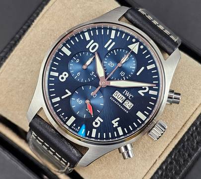  IWC Pilot Chronograph 41mm IW388101 Blue Dial Unworn/New Condition Full Set 2026 
