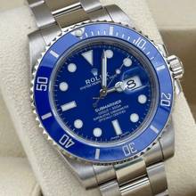 Thumbnail von Rolex Submariner Date 116619LB 2019 Eu unworn NOS smurf ungetragen discontinued blau </h1>