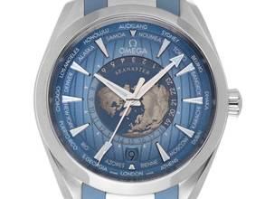  Omega Seamaster Aqua Terra Worldtimer 150m GMT Woldtimer Ref.220.12.43.22.03.002 2024 Full Set Ungetragen 
