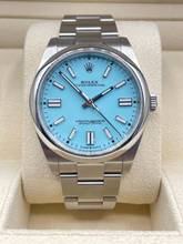 Thumbnail von Rolex Oyster Perpetual 41 Tiffany Dial NEW-UNWORN 100% white tag/green tag Box+Papers Discontinued