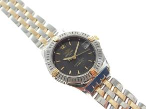 Thumbnail von Breitling Damenuhr 31 mm Stahl Gold mit Pilotband Stahl Gold Modell Sirius im Best Zustand </h1>