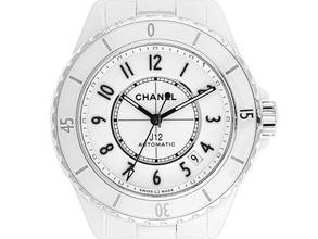  Chanel J12 Keramik White Ref.H5700 2023 Full Set Ungetragen 