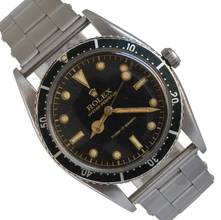 Thumbnail von Rolex Turn-O-Graph Turn-O-Graph 6202 Tropical galvanic glossy gilt dial Full Set TOP Condition 1953’s