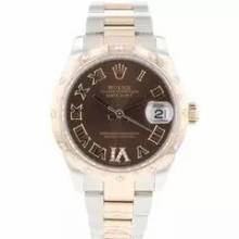 Thumbnail von Rolex Datejust 31 Midsize Steel Everose Gold Diamonds </h1>