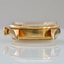 Thumbnail von Rolex Oyster Perpetual 34 6285 Chronometer Ivory dial gold 18KT 1954’s </h1>