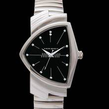 Thumbnail von Hamilton Ventura H24411232 - Ventura Quartz Black Dial Stainless Steel Men's Watch </h1>