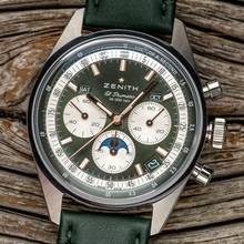  Zenith Chronomaster Original Triple Calendar 38mm grey dial NEW FULL SET 