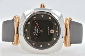 Thumbnail von Glashütte Original Pavonina Lady Steel 18k Gold Diamond Dial 1-03-01-08-06-02 </h1>
