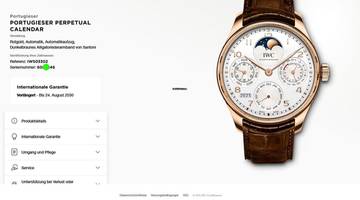 Thumbnail von IWC Portugieser Ewiger Kalender Perpetual Calendar Ref 503302 Gold 18k/750 Box+Papiere 2022 IWC warranty till 2030!!