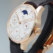 Thumbnail von IWC Portugieser Ewiger Kalender Perpetual Calendar Ref 503302 Gold 18k/750 Box+Papiere 2022 IWC warranty till 2030!!