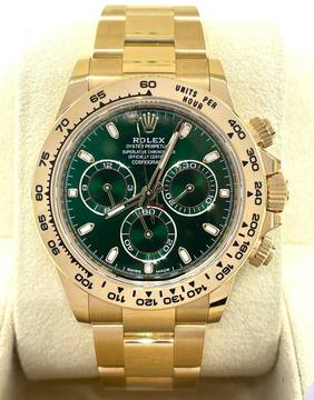  Rolex Daytona GREEN JOHN MAYER DIAL 2020 (New Card) Top Condition FULL SET DISCONTINUED 