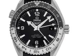  Omega Seamaster Planet Ocean GMT 600M Ref.215.33.44.22.01.001 Full Set Ungetragen 
