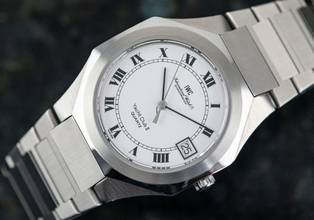Thumbnail von IWC Yacht Club rare Jumbo Yacht Club II | 3012 | white dial | Gerald Genta | Steel </h1>