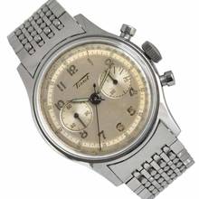Thumbnail von Tissot Chronograph vintage Ivory bicolour dial 1945’s </h1>